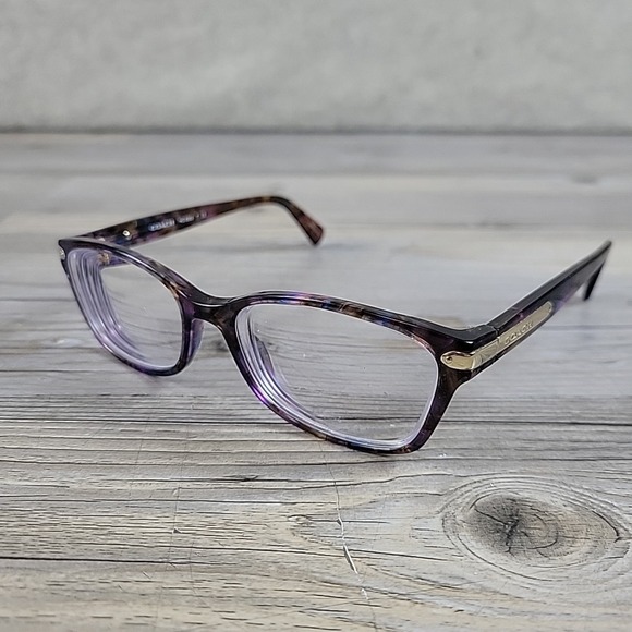 Coach Eyeglasses HC6065‎ 5288 51-17-135 Confetti PURPLE FRAMES ONLY main image 14